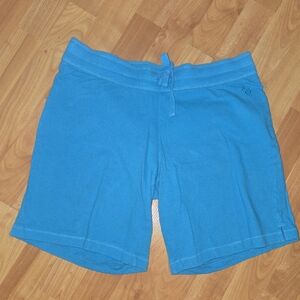 3/$10 Justice Girls Sz 20 Pull On Sweatpant Shorts Teal Blue